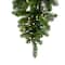 6ft. Pre-Lit American Upside Down Artificial Christmas Tree, Warm White Dura-Lit® LED Lights